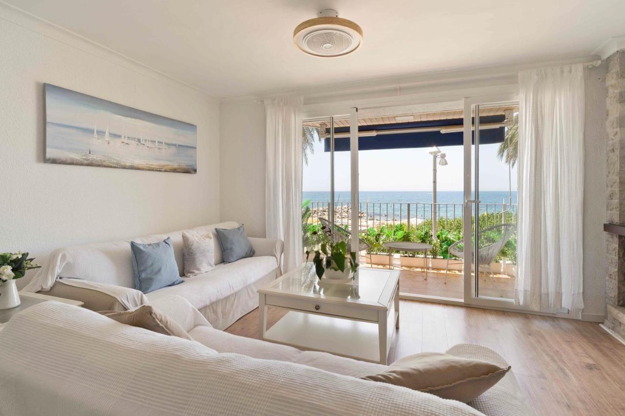 Apartmán Apartamento Primera Linea De Mar Con Espectaculares Vistas Sant Pol De Mar Exteriér fotografie