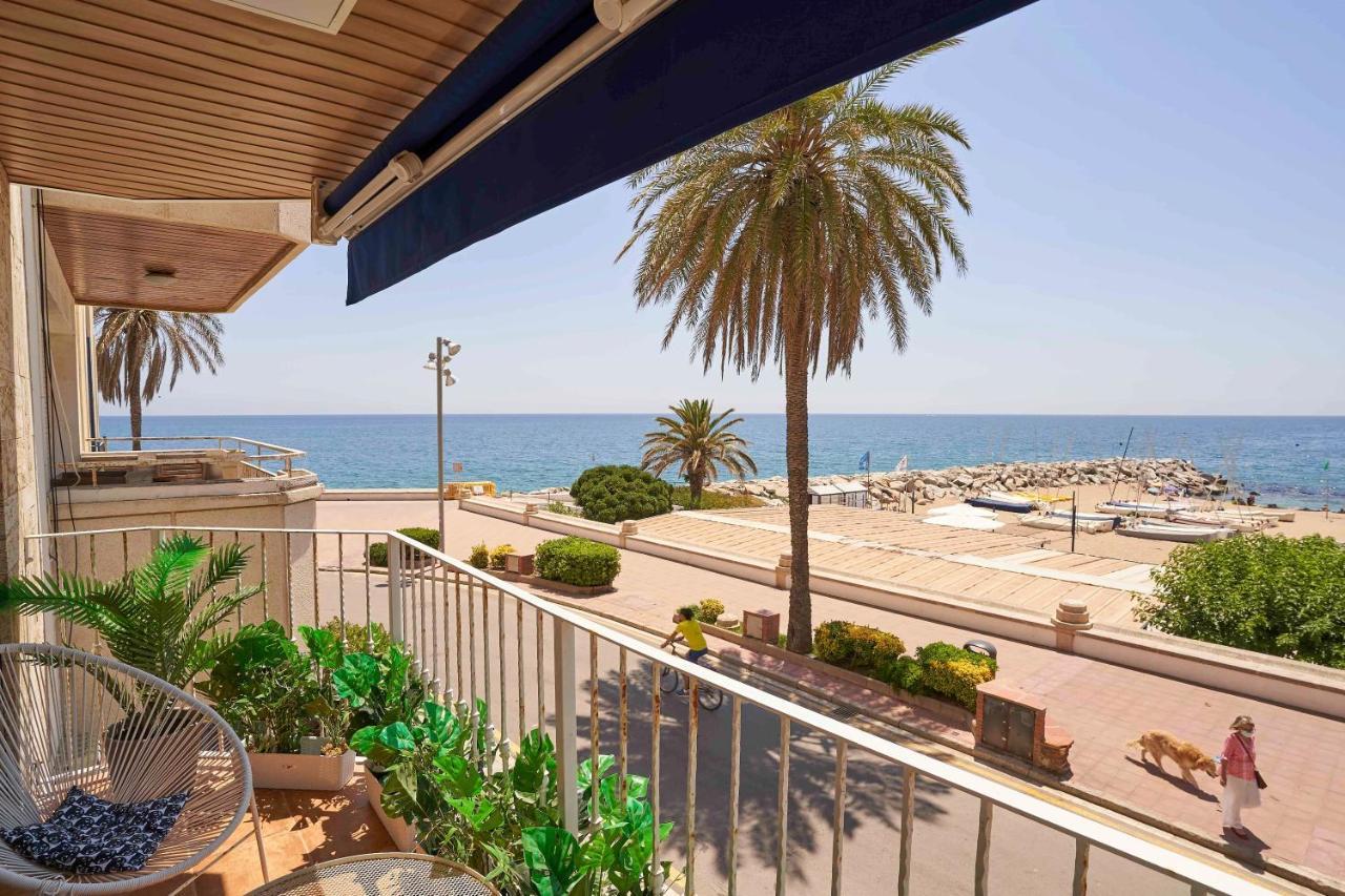 Apartmán Apartamento Primera Linea De Mar Con Espectaculares Vistas Sant Pol De Mar Exteriér fotografie