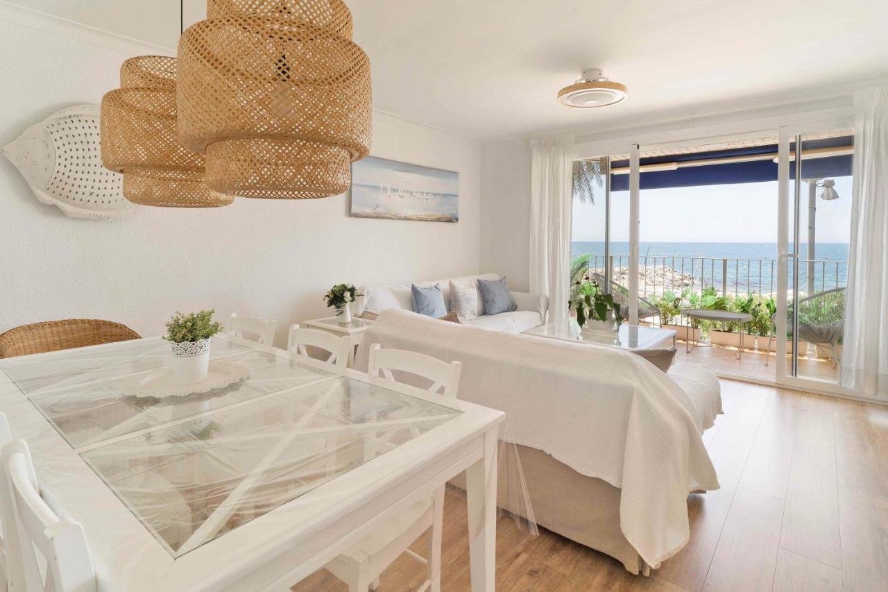Apartmán Apartamento Primera Linea De Mar Con Espectaculares Vistas Sant Pol De Mar Exteriér fotografie